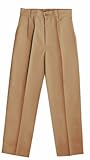 Classroom Boys 8-20 Pleated Front Adjustable Waist Pant,Khaki,10