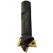 Dorian Tool D45X 45 Degree Angle DoveDex Indexable Dovetail Cutter, 2-3/8" Overall Length, 3/4" Cutter Diameter, 3/8" Shank Diameter, 15/64" Face Width