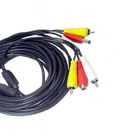 15M 15 Meters RCA Video/Audio CCTV Extension Cable for Home & Office Security camera
