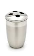Two-Tone Harmony Toothbrush Holder - Fine Stainless Steel Bath Accessory for Your Home