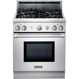 Thermador Pro Harmony: PR304EH 30'' Pro-Style All-Gas Range with 4 Star Burners (2 w/ ExtraLow Simme