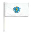 Massachusetts Flag 12 x 18 inch