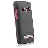 Naztech Vertex 2-Piece Hard and Soft Cover for HTC EVO 4G (Pink)