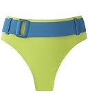 Newport News Belted high-waist bikini bottom