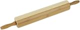Roscan Bamboo 12 Inch by 2-1/2 Inch Rollingpin With Ball Bearings
