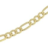 10K Yellow Gold Figaro Chain - Length: 16