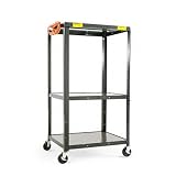 ALERA Adjustable Steel Monitor Cart