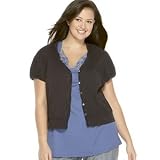 Calvin Klein Jeans Plus Size Puff-Sleeve Jersey Knit Cardigan at Calvin Klein