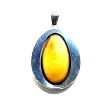 Amber Pendant set in .925 Sterling Silver