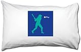 Chalk Talk I Play Softball White Pillowcase