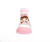 IMAGE OF Skidders Nickelodeon Dora The Explorer Kids Slip-Resistant Indoor/Outdoor Slip-On Hybrid Shoes with Socks