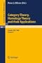 Category Theory, Homology Theory and Their Applications. Proceedings of the Conference Held at the Seattle Research Center of the Battelle Memorial ... 1968: Volume 1 (Lecture Notes in Mathematics)
