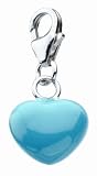 Watch&Jewellery Online Shop Ranking 197. Dew Sterling Silver Blue Enamelled Heart Charm 78030BE003