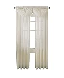 firefend Batiste Semi Sheer Panel, 56-Inches-by-72-Inches, Cream