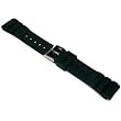 Watch Band Black Strap PVC Sport 20mm