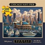 Dowdle Folk Art Chicago Navy Pier 500pc 16x20  Puzzles