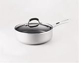 Farberware Accents 4-Quart Covered Deep Jumbo Cooker, Silver