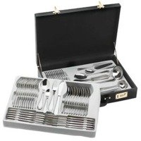Sterlingcraft 72pc 18/10 Stainless Steel Flatware and Hostess Set FW72