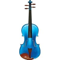 Beginner 1/4 Size Violin with Case and Accessories - Metallic Blue