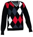 Galvin Green Chase Pullover Black/Chilli Red/White XL