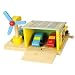 Bigjigs Wooden Expansion Train Track Playset (Electric Car Station)