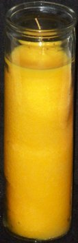 Yellow 7 Day Candle - 3 Pack