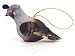 Accent Design Floral and Garden Accents Medium Bird Quail with String 3-Grey Dark Plum