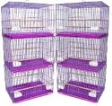Brand New Lot of SIX Aviary Breeding Bird Cage Cages 24x16x16PURPLE