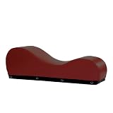Liberator Black Label Esse Chaise With Cuff Kit, Claret Faux Leather