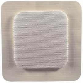 SEMP2222PFCAG - MediPlus-Comfort Foam Border Ag Island Sacral Dressing, 8.7 x 8.7, Pad Size 5.0 x 5.7