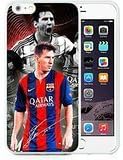 iPhone 6 Plus Case,Soccer Player Lionel Messi 39 White Case for iPhone 6S Plus 5.5 Inches,TPU Cover
