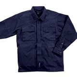 TDU L/S Poly/Cotton Ripstop Shirt, Tall Dark Navy L R