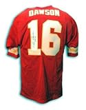 Len Dawson Signed Kansas City Chiefs Throwback Red Jersey - HOF 87