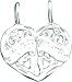 Sterling Silver Mother Daughter Break Apart Heart Charm