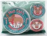 Mad Gabs Holiday Moose Gift Set- Candy Cane Balm, Candy Cane & Sugar Cookie Moose Smooch Lip Balm