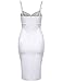 ROMWE Women's Sexy Summer Spaghetti Strap Cut Out Pencil Dress