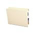 Smead Products - Smead - Folders, Straight Cut, Reinforced End Tab, 9 1/2" Front, Letter, Manila, 100/Box - Sold As 1 Box - For medical, dental, financial and insurance open shelf filing systems. - Scored for 3/4" expansion. - Reinforced, 1/2" wide tabs (labels sold separately).
