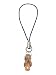 Cell Phone Charm - C32 - Strap Style - Flip Flop Slipper set with Crystals ~ Topaz (Gold/Orange)