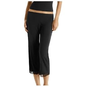Click here to buy Calvin Klein Ladies Essentials With Lace Capri Pant by Calvin Klein.