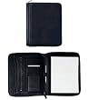Authentic Coach Black Leather Embossed Zip Business Executive Portfolio