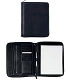 AUTHENTIC COACH BLACK LEATHER EMBOSSED ZIP BUSINESS EXECUTIVE PORTFOLIO