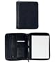 Authentic Coach Black Leather Embossed Zip Business Executive Portfolio