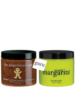 philosophy - guru gift set - exfoliating hot salt tub and shower scrub duo
