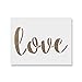 Love Stencil Template - Reusable Stencil with Multiple Sizes Available