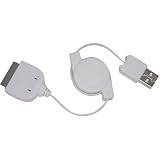 Lenmar AICU30PR 30-Pin USB 2.0 Retractable Connector Cable fits Apple iPod