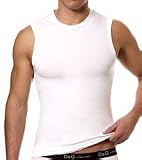 D&G Dolce & Gabbana D&G Cotton Stretch Sleeveless T-Shirt C231