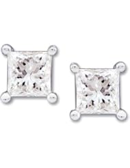 Diamond Earring 14K White Gold