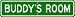 BUDDY ROOM SIGN - Personalized Gift Boy or Girl, Aluminum
