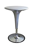 31B77sqHGfL. SL160  Bombo Table Silver Adjustable Barstool