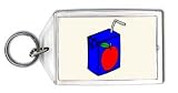 Apple Juice Box Keychain